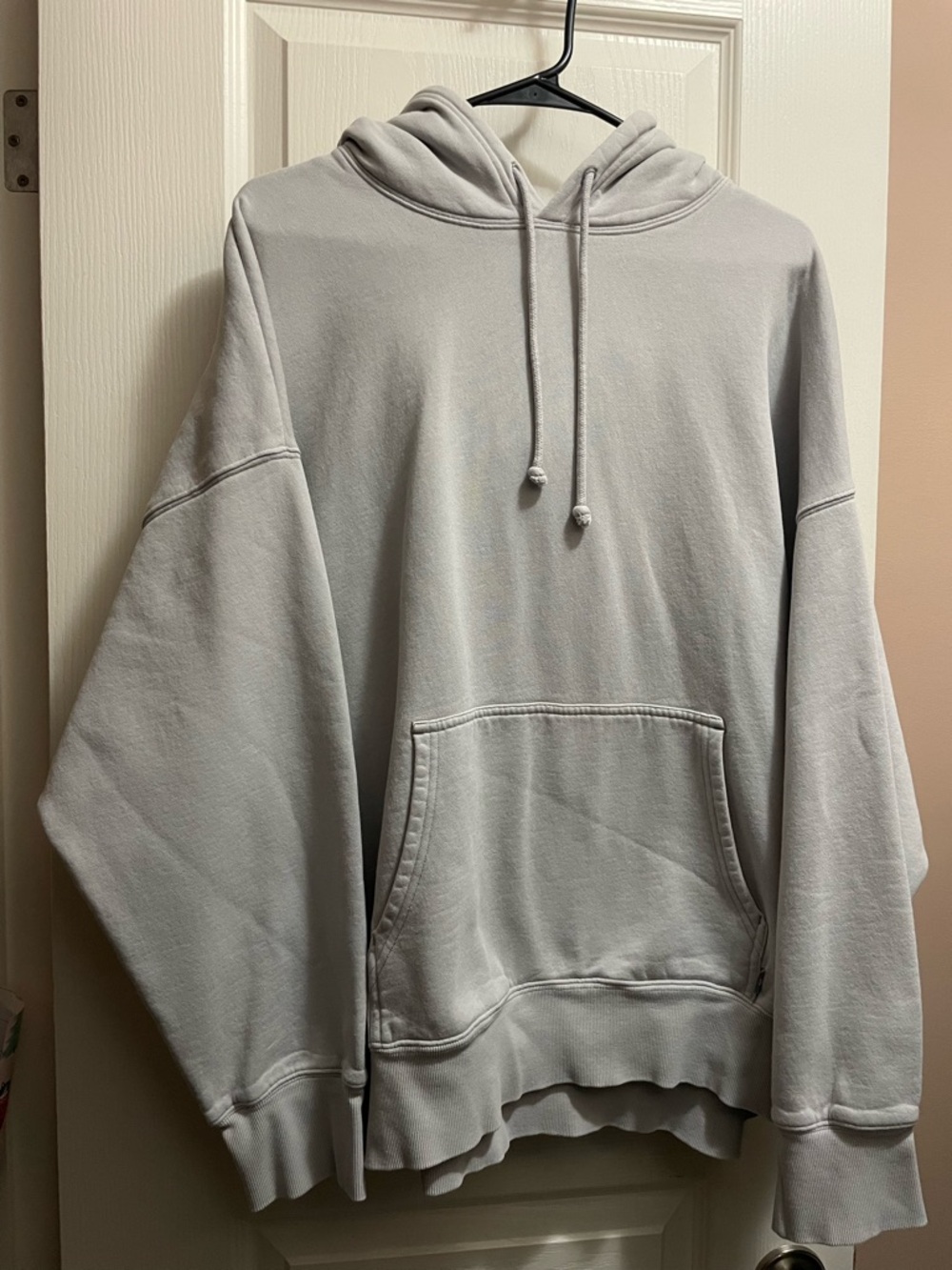 Light Gray Hoodie Sweatshirt
